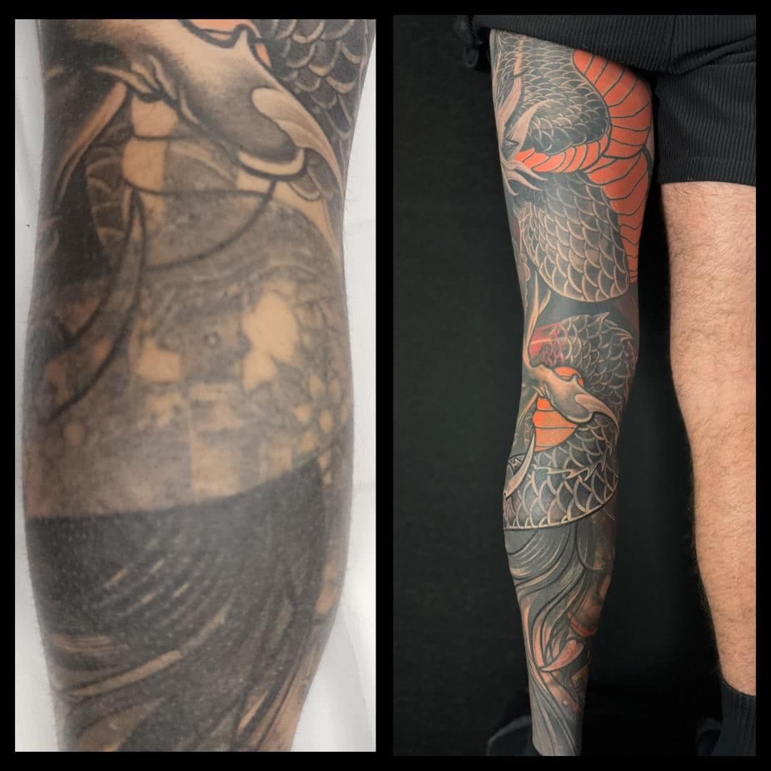 Lighten for the cover up he wanted. Artist Kyle Dyhrberg. By Kat